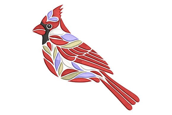 American Floral Cardinal Embroidery Design Review