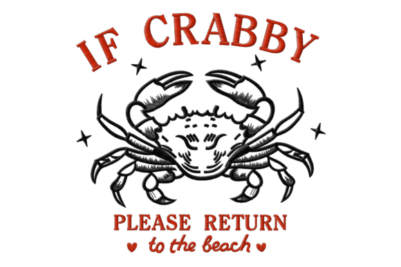 Beach Crab Embroidery Design Review