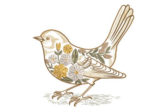 Carolina Wren Floral Embroidery: A Seasonal Review