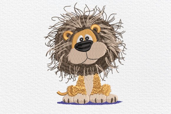 Cute Fuzzy Lion Embroidery Design Review