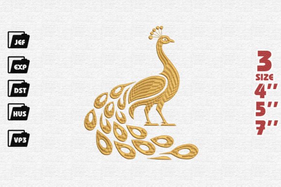 Elegant Peacock Machine Embroidery Review for Sellers