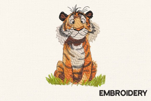 Funny Tiger Embroidery Design Review for Craft Fairs