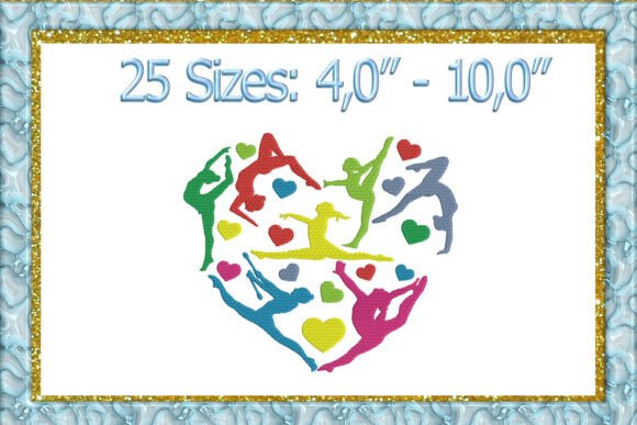 Gymnastics Heart Embroidery Design Review
