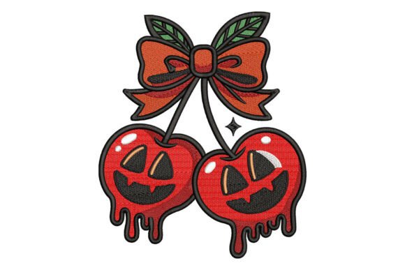 Halloween Cherry Bow Embroidery: A Designer's Review