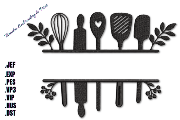 Kitchen Utensils Embroidery Design Set Review