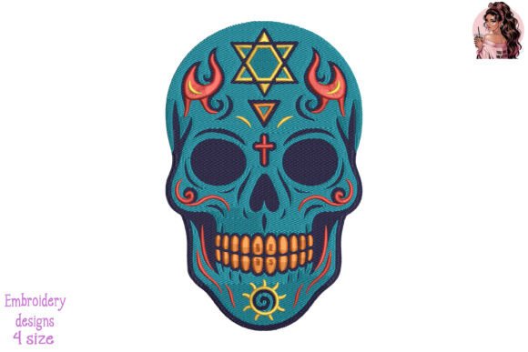 Mystic Sugar Skull Embroidery: A Craft Fair Review