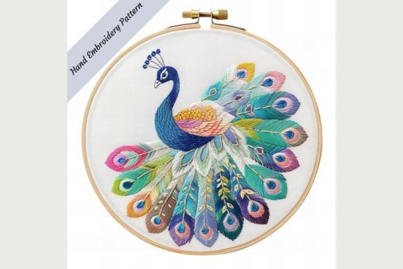 Peacock Hand Embroidery Pattern Review