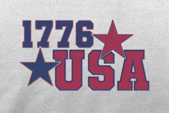 Review: American 1776 USA Embroidery Design for Boutiques