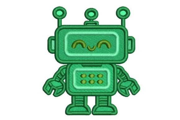 Review: Green Robot Embroidery for Boutique Sweatshirts