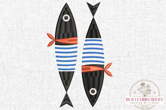 Review: Modern Fish Embroidery Design, Sardine for Real Projects