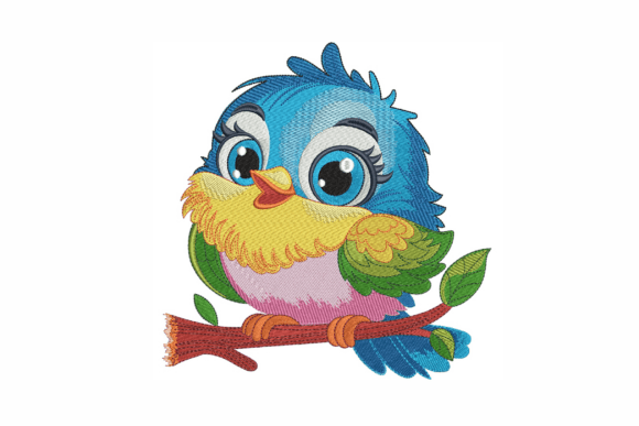Titmouse Bird Embroidery Design Review for Craft Fairs